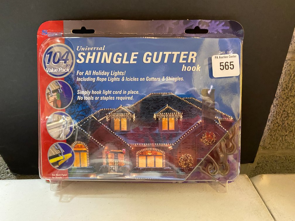 104pc Universal Shingle Gutter Hook
