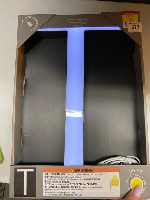 New 10" LED  T Sign