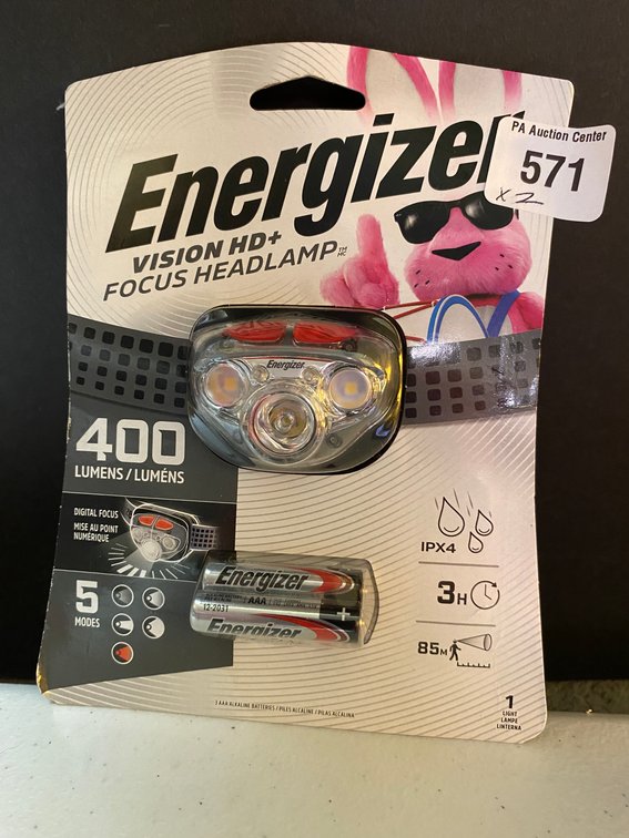 (2x) Energizer Vision HD Focus Head Lamp