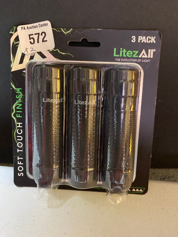 (2x) New 3pk LitezAll Flashlights