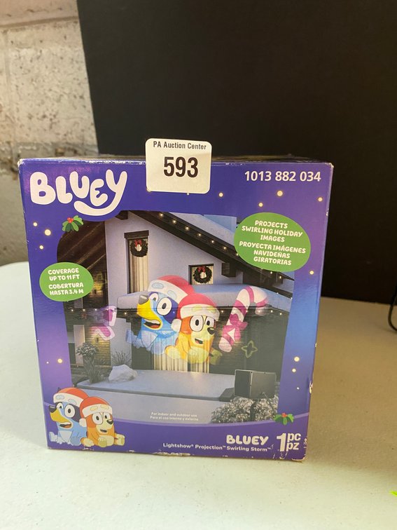 New Bluey Lightshow Projection Swirling Storm