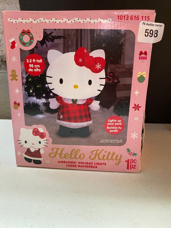 New Hello Kitty Airblown Holiday Lights