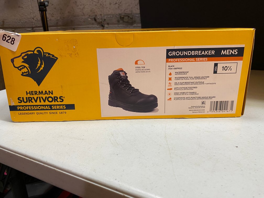 New Herman Survivors Sz 10 1/2 Steel Toe Boots