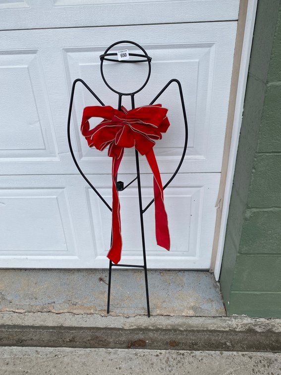 43"x18" Metal Angel Yard D\uFFFdcor