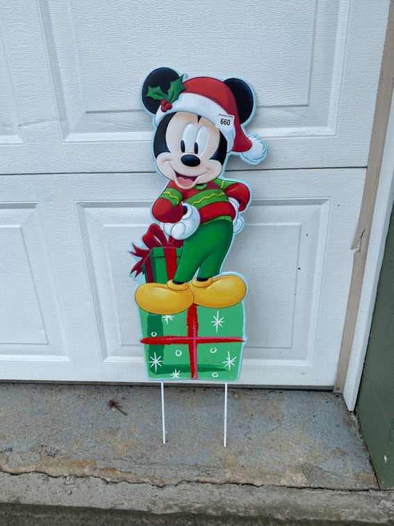 24"x9.5" Mickey Mouse Yard D\uFFFdcor