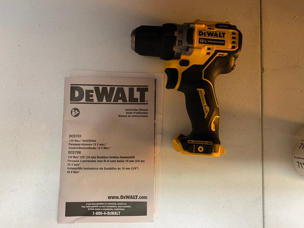 New DeWALT 12v 3/8" Max Drill Driver