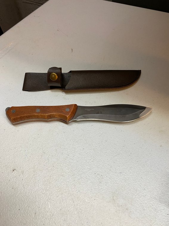 4 1/4" Recurve Blade Hunting Knife