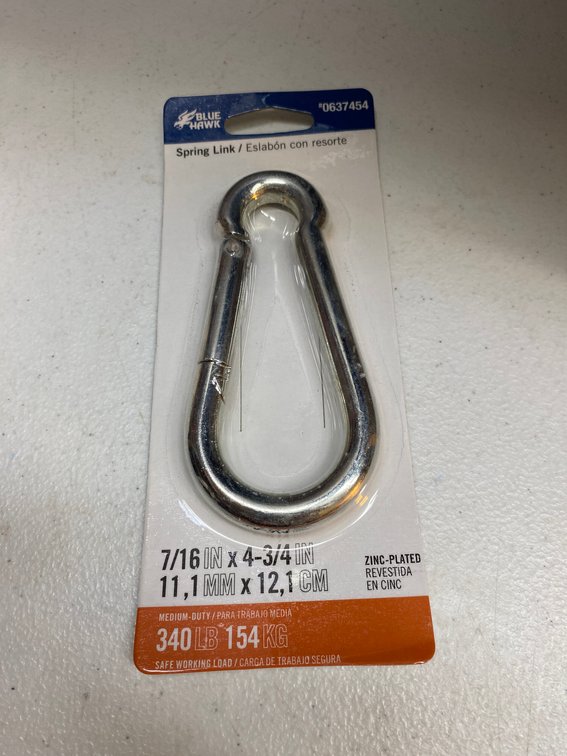 (2x) 7/16"x 4 3/4" Spring Link