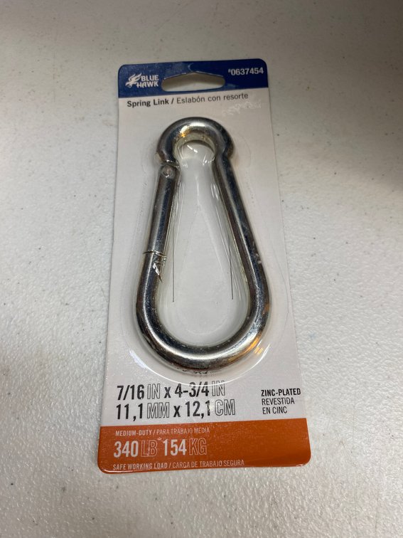 (6x) 7/16"x 4 3/4" Spring Link