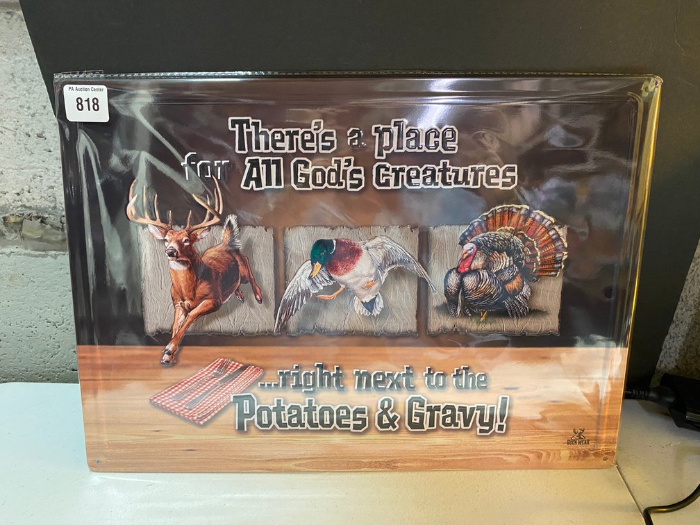 New 17"x12" Collectible Metal Sign