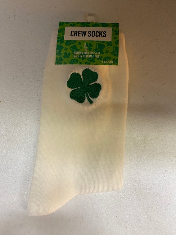 (4x) Womans Sz. 4-10 Crew Socks