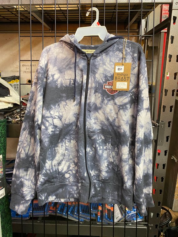 New Med. Harley Davidson Zip-Up