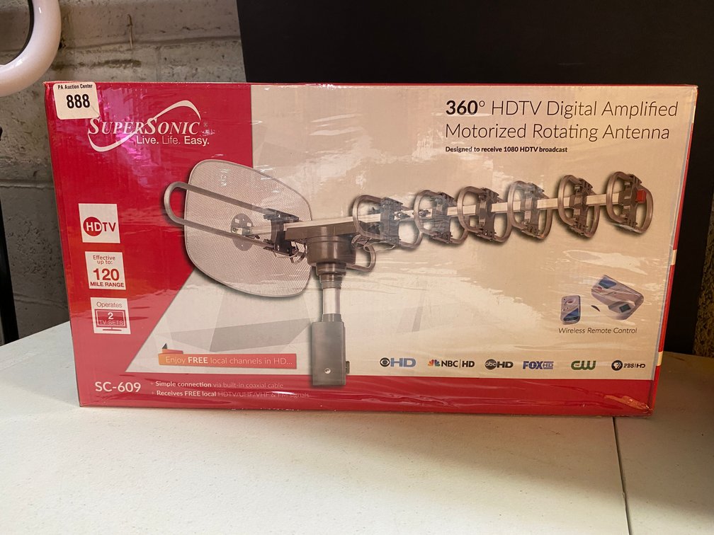 New 360 HDTV Digital Amplified Motorized Rotating Antenna