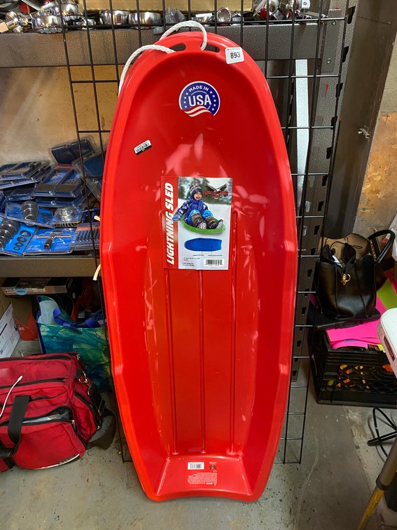 New 48" Plastic Lightning Sled