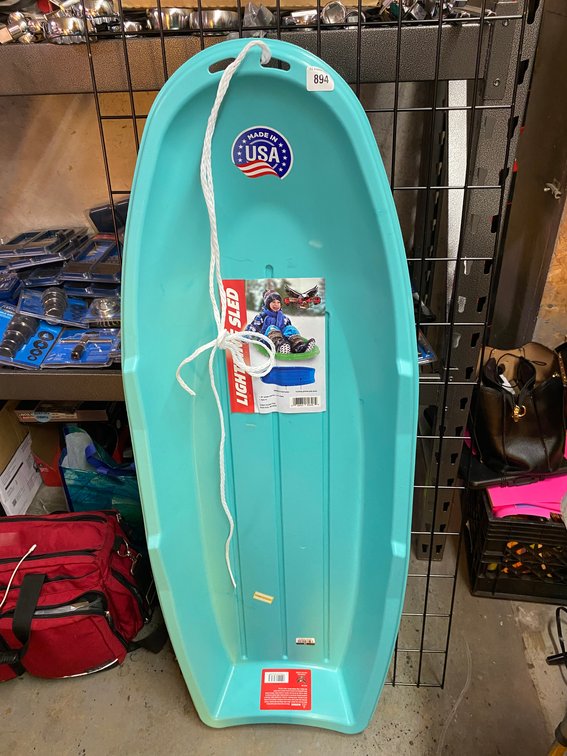 New 48" Plastic Lightning Sled