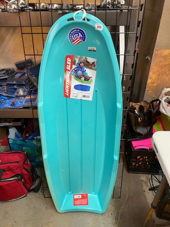 New 48" Plastic Lightning Sled