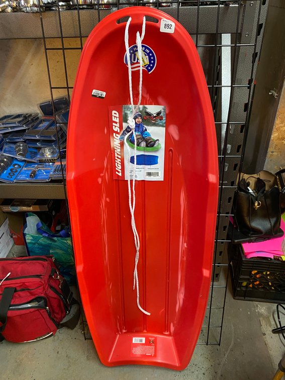 New 48" Plastic Lightning Sled