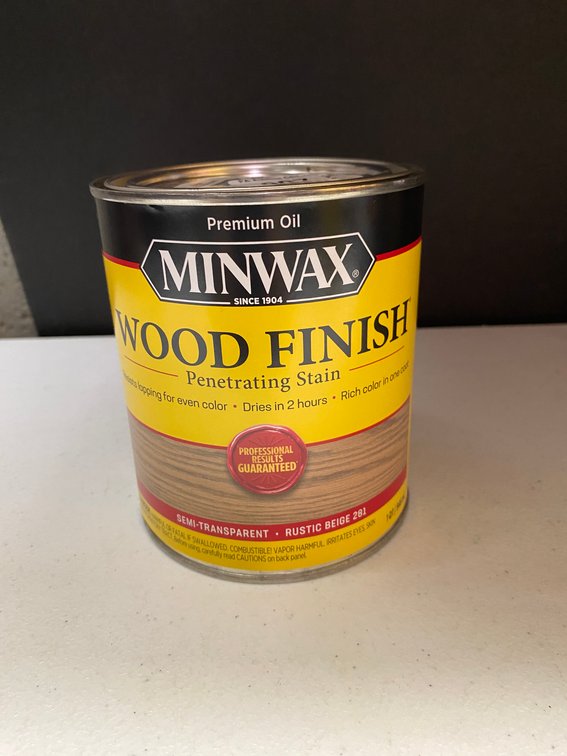 1qt Minwax Rustic Beige Wood Finish