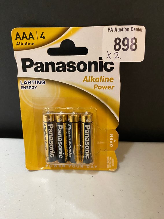 (2x) 4pk Panasonic AAA Batteries