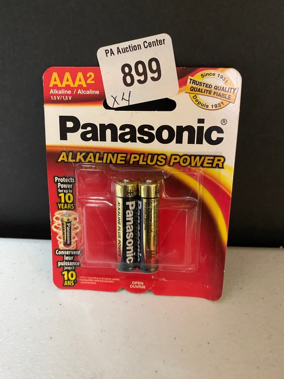 (4x) 2pk Panasonic AAA Batteries