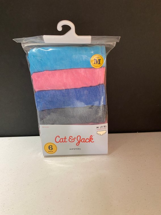 (2x)6pk Med 6/7 Cat & Jack Hipsters