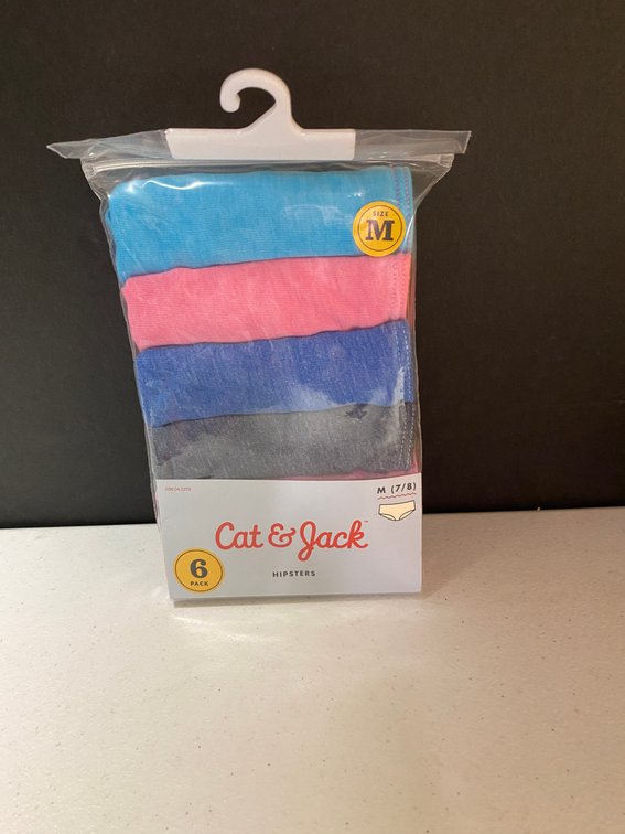 (2x)6pk Med 6/7 Cat & Jack Hipsters