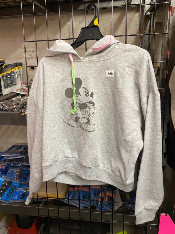 New Disney Hoodie Yt Sz 19