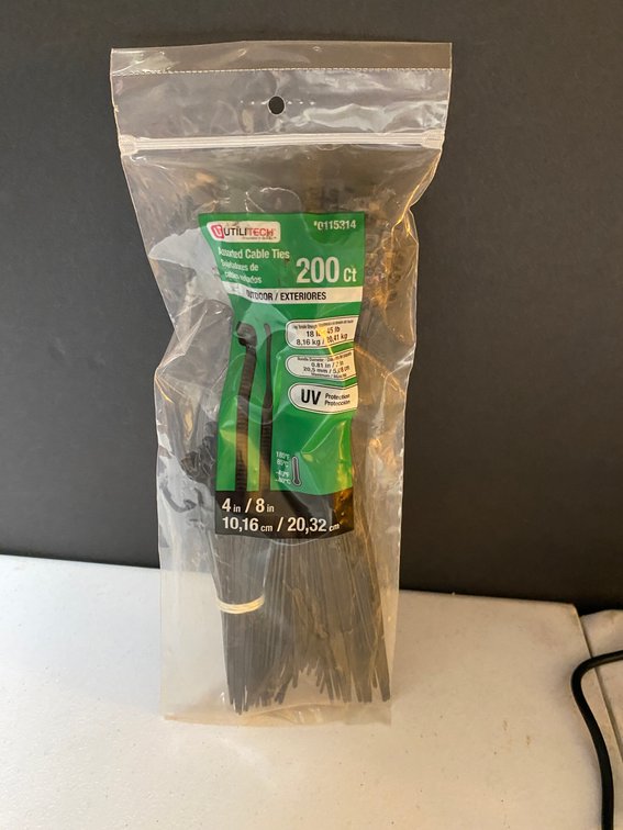 (2x) 200ct Assorted Cable Ties