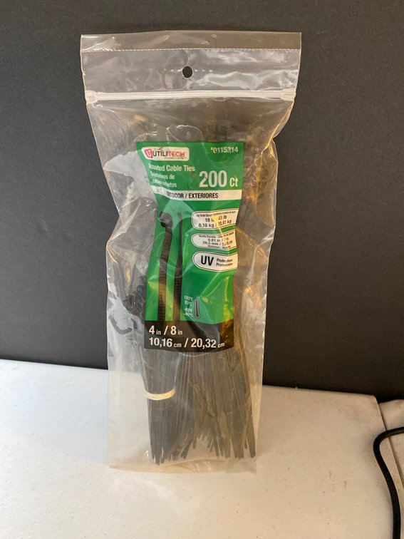 (5x) 200ct Assorted Cable Ties