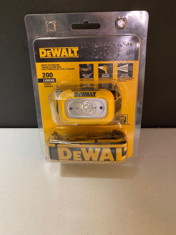 New DeWAlt 200 Lumes Headlamp