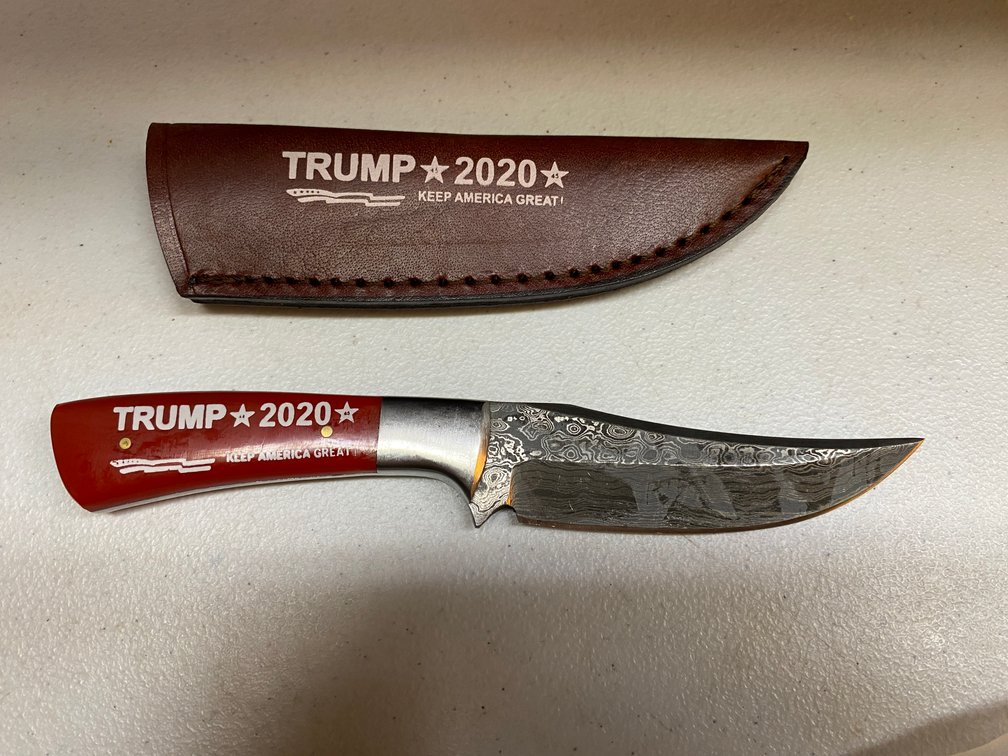 Trump 2020 Knife
