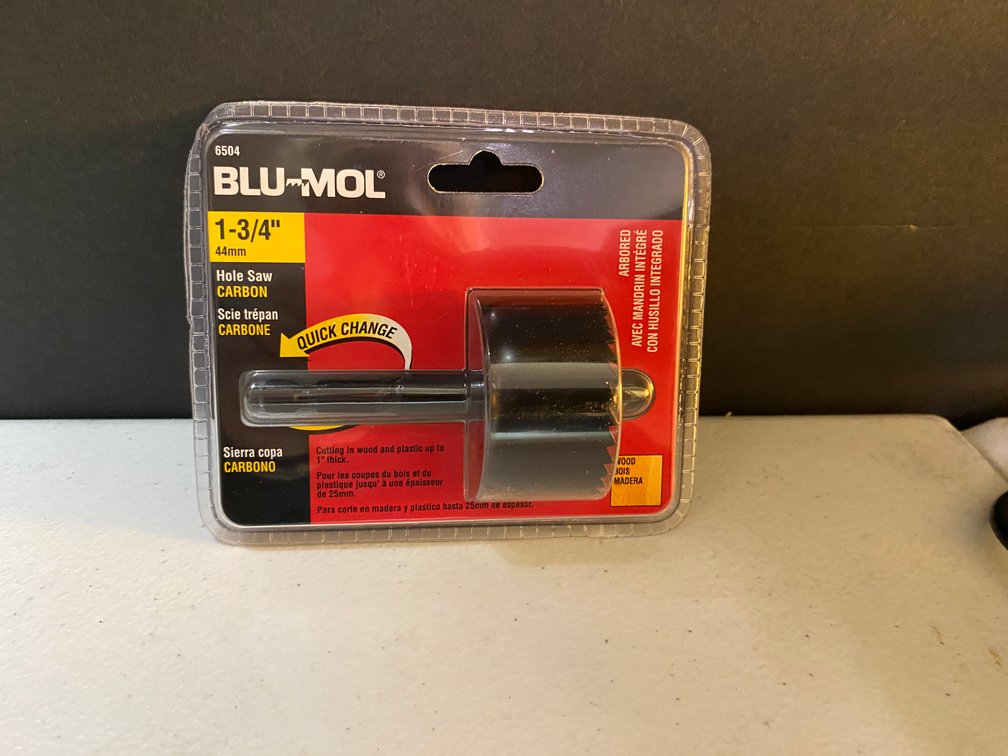 (4x)Blu-Mol 1 3/4" Hole Saw Blade