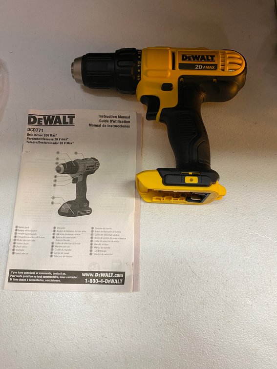 New DeWALT 20v Max Drill Driver