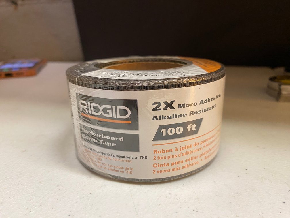 (6x) Ridgid Backboard Seam Tape