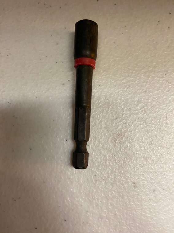 (3x) Milwaukee1/4" Magnetic Nut diver Bit