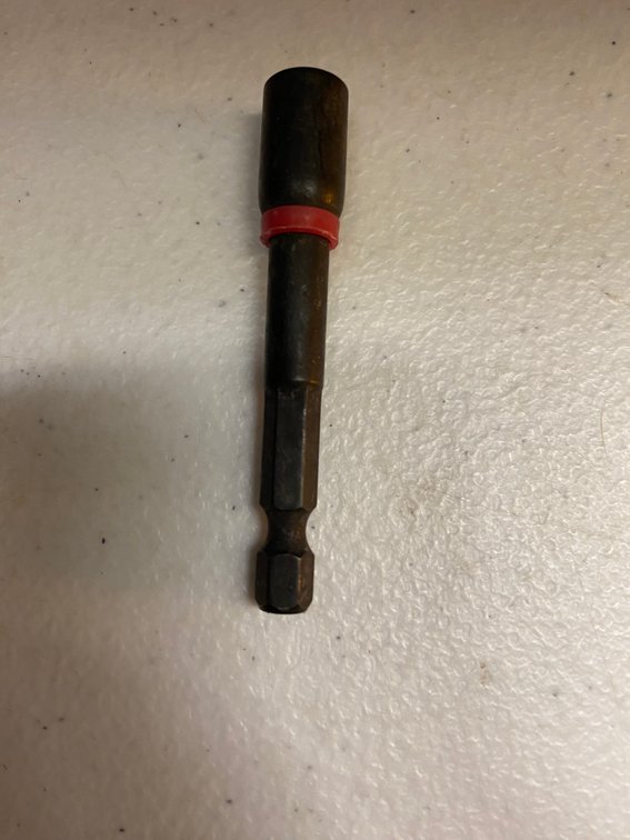 (10x) Milwaukee1/4" Magnetic Nut diver Bit