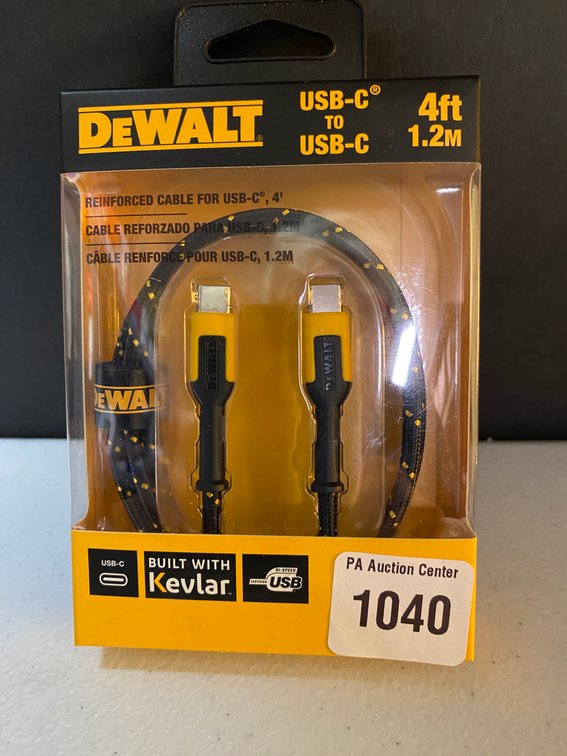New DeWALT USB-C TO USB-C Charger