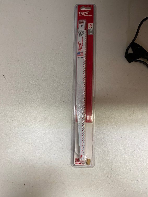 (2x) Milwaukee 5pk. 12" Sawzall  Blade 5TPI