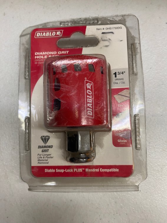 Diablo 1 3/4" Diamond Grit Hole Saw