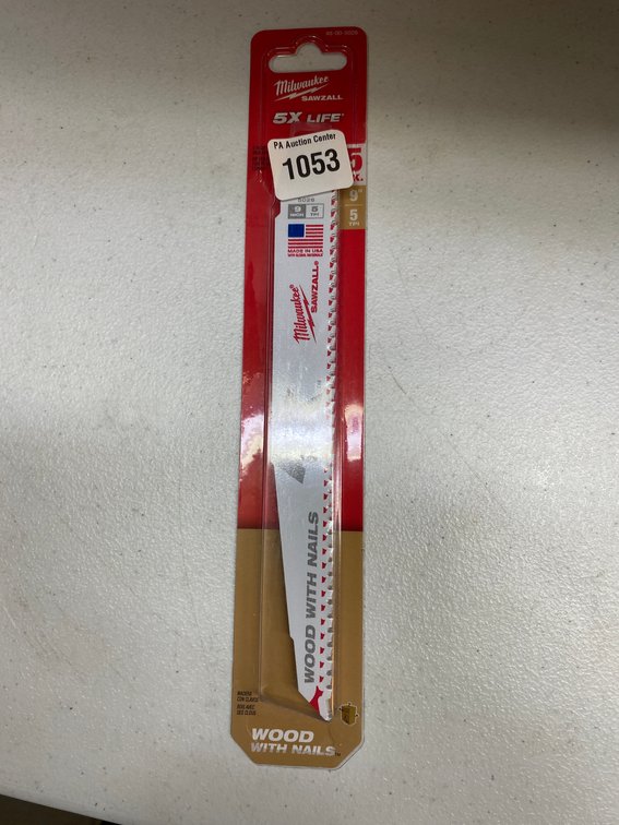 Milwaukee 5pk 9" 5TPI Sawzall Blades