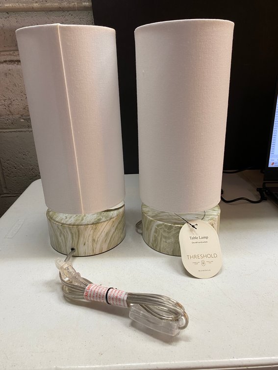 Pair Of 13 1/2" Table Lamps