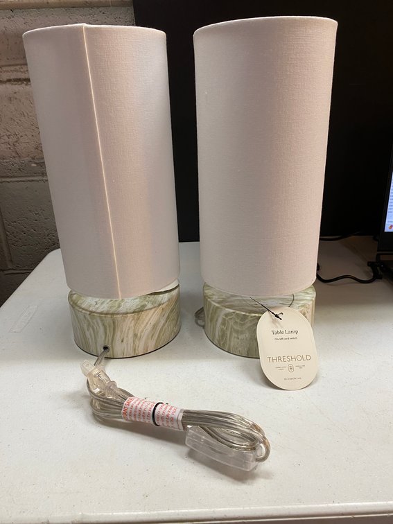 (2x)Pair Of 13 1/2" Table Lamps