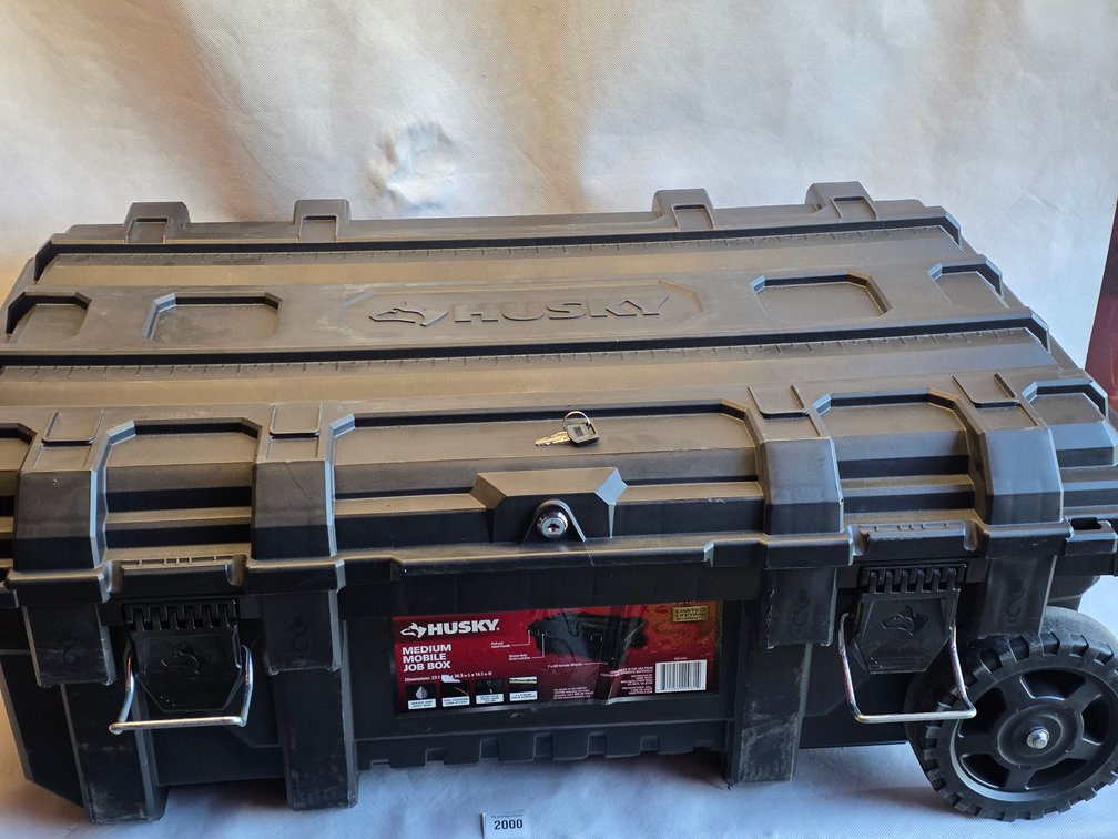 Husky Medium Mobile Job Box with Wheels