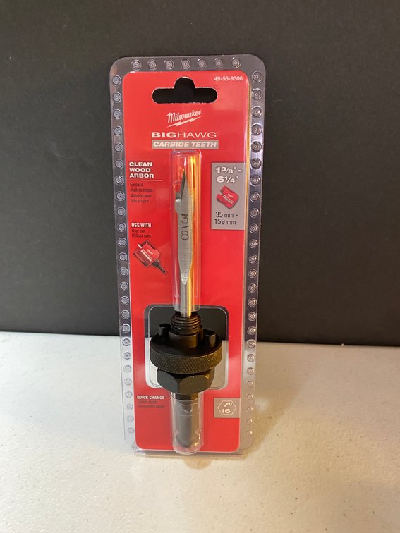 Milwaukee 1 3/8"-6 1/4" Clean Wood Arbor