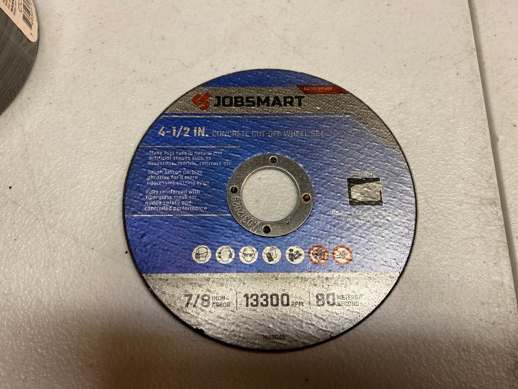(25x) Jobsmart 4 1/2" Concrete Cut Off Wheel