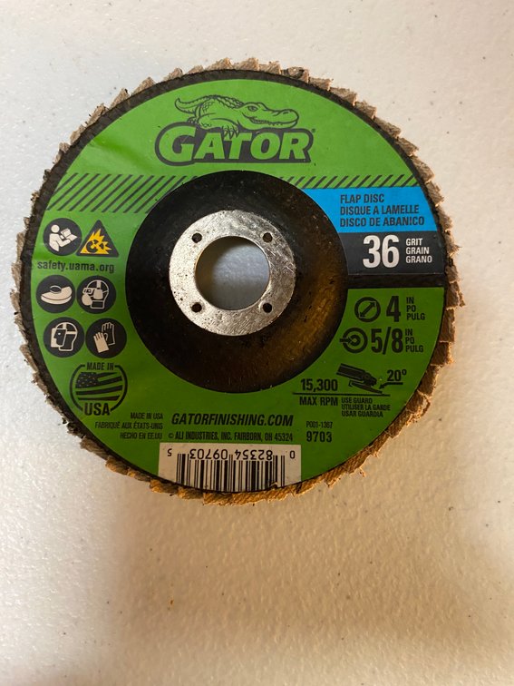 (5x) Gator 4" Flap Disc