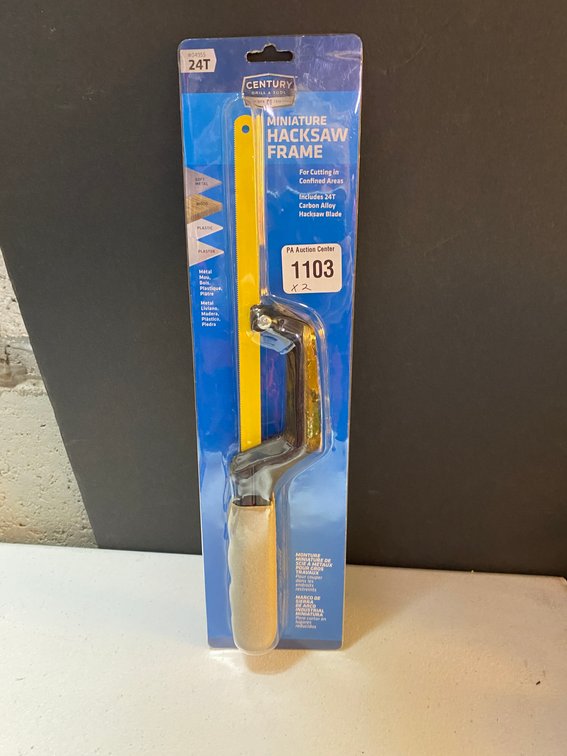 (2x) Century 24T Miniature Hacksaw Frame