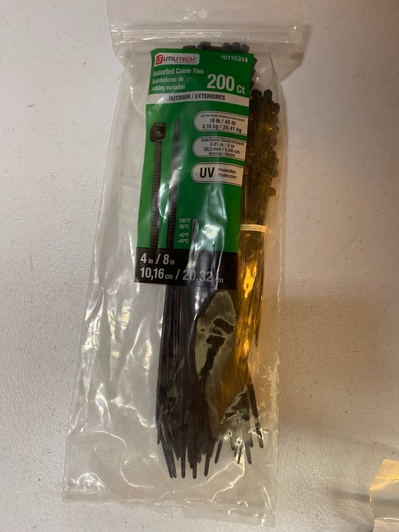 200ct Assorted Cable Ties