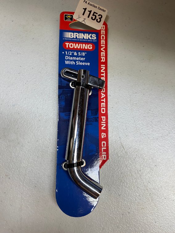 (2x) Brinks 1/2" & 5/8" Receiver Integrated Pin & Clip