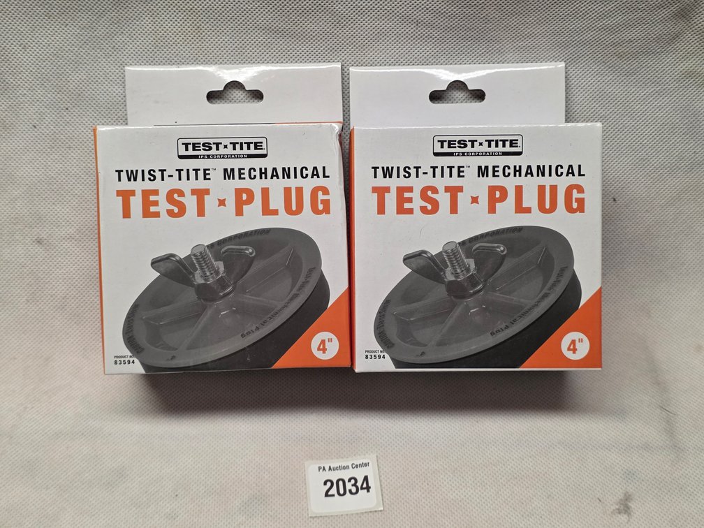 Test-Tite Twist-Tite 4in Mechanical Test Plugs (2 Pack)
